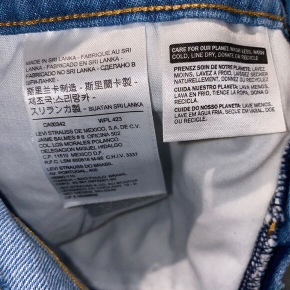 Levis denim skirt size 25 orange tab - Picture 9 of 9